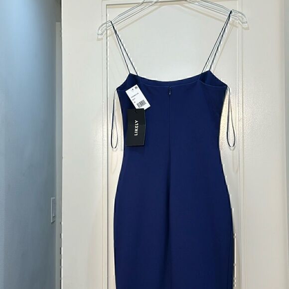 NWT- Likely Navy Aurora Gown Mermaid Size 00 Designer Formal Black Tie - Picture 8 of 12